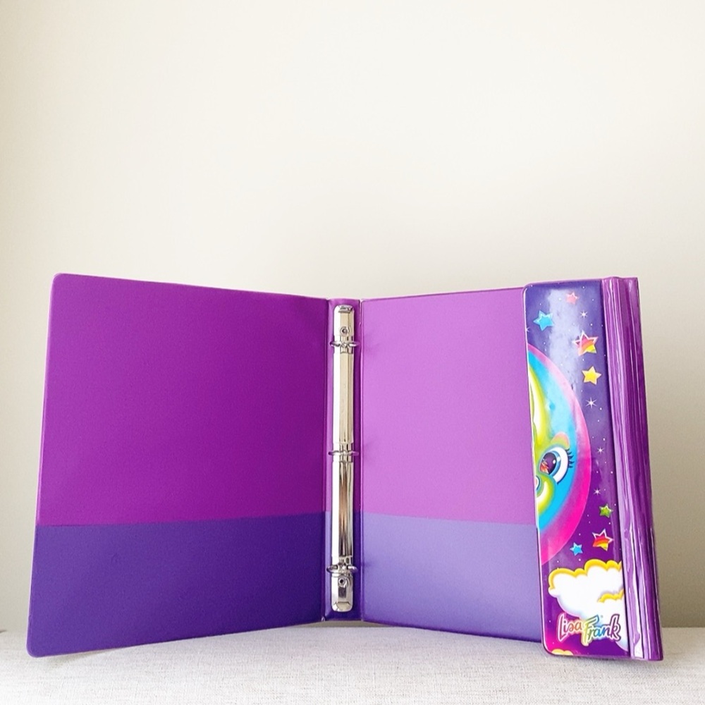 Vintage Lisa Frank Markie unicorn Binder - Picture 4 of 7
